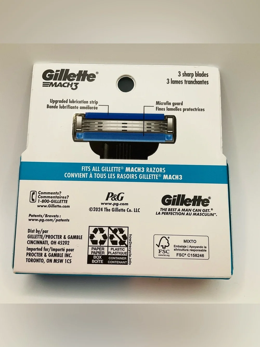gillette new sealed